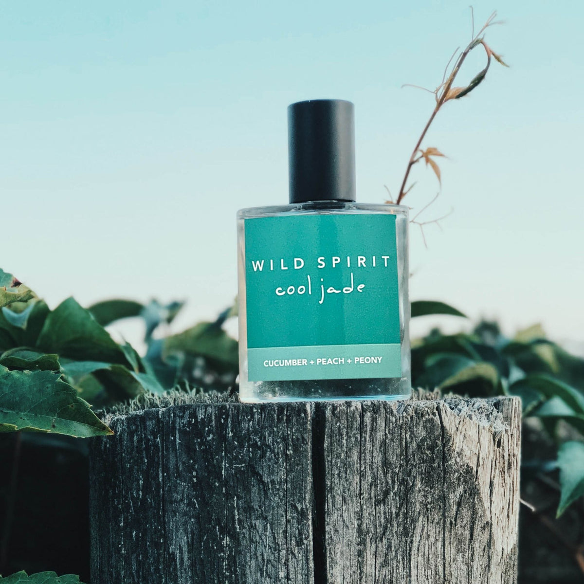 Cool Jade perfume: The scent of sunshine and summer with notes of cool cucumber, Georgia peach, and luscious peony petals.